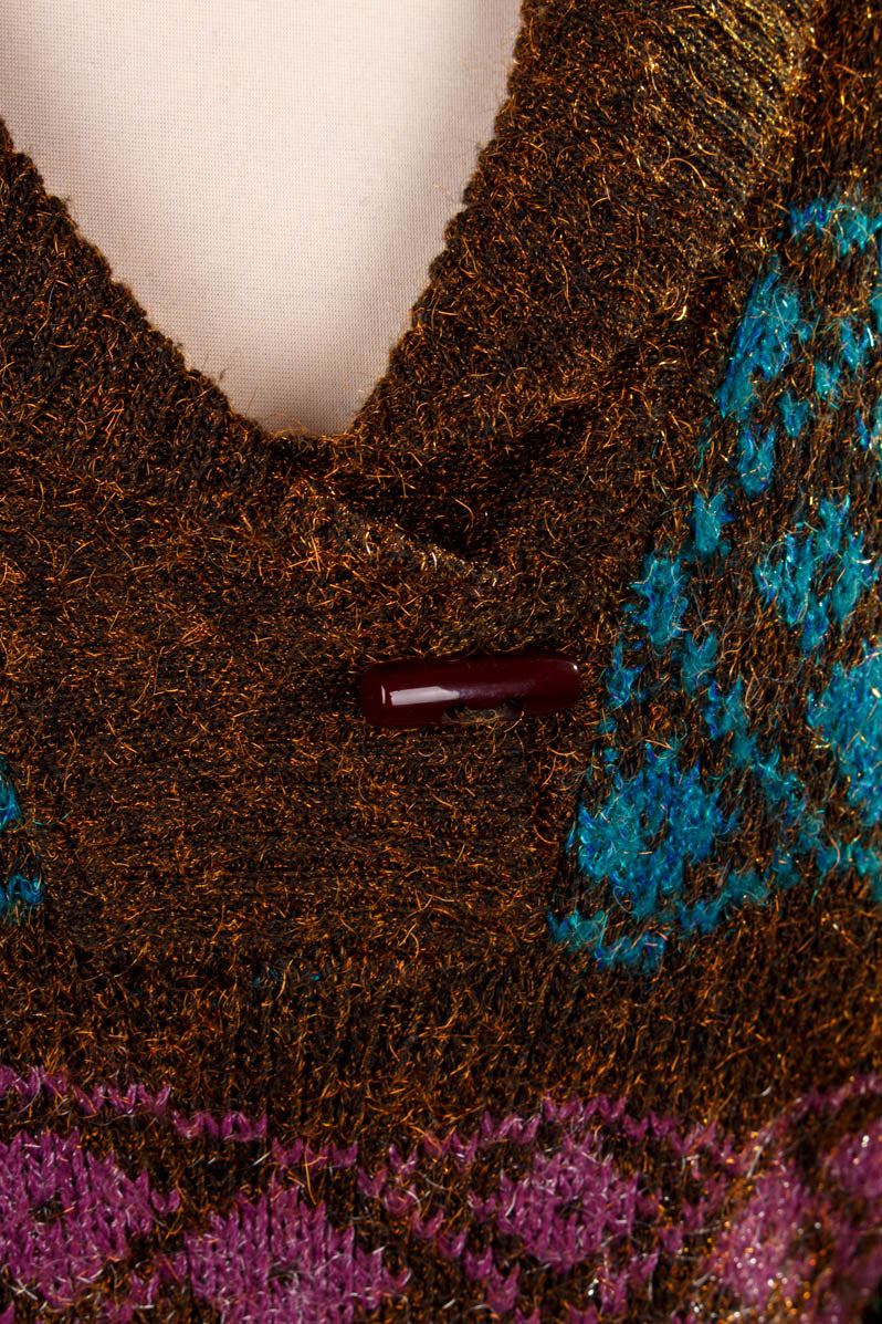 Vintage Strickkleid Wollmix