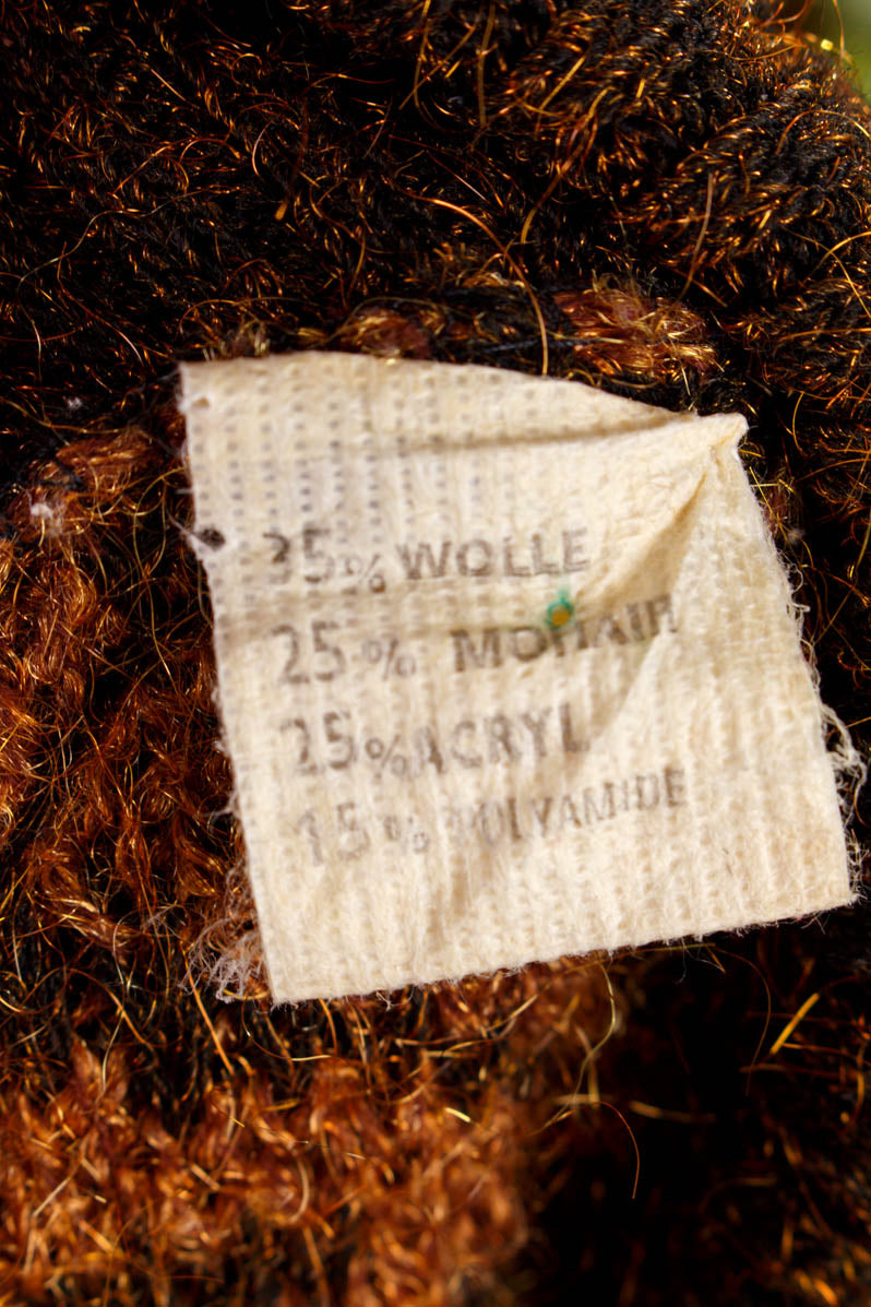 Vintage Strickkleid Wollmix