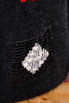Mohair Pulli l´amour schwarz Pailletten
