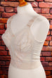 Vintage Mieder BH creme 70er beige Frau Rockabilly S 36-38 Sekretärin vintageberlin.de
