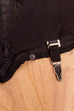 Vintage Hüftmieder schwarz 70er Frau Gothic Rockabilly S 36-38 schwarz Sekretärin Special vintageberlin.de