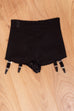 Vintage Hüftmieder schwarz 70er Frau Gothic Rockabilly S 36-38 schwarz Sekretärin Special vintageberlin.de