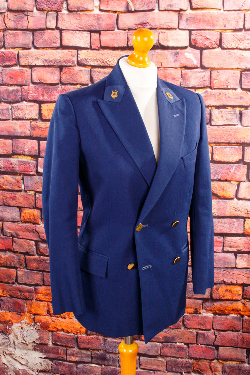 Vintage Uniformjacke blau Orchester