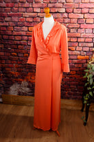 Vintage Morgenmantel Hauskleid Lachs