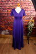 70s Maxikleid lang lila 60er 70er Boho Frau Hippie lila real-boho S 36-38 Schlager Special vintageberlin.de