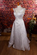 Brautkleid weiß mit schleppe Default Title Frau Hochzeit S 36-38 Special weiß XS 32-34 vintageberlin.de