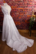Brautkleid weiß mit schleppe Frau Hochzeit S 36-38 Special weiß XS 32-34 vintageberlin.de