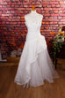 asymmetrisches Brautkleid weiß Tüll Default Title Frau Hochzeit S 36-38 Special weiß XS 32-34 vintageberlin.de