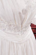 Vintage Brautkleid weiß Rüschen 90er Frau Hochzeit S 36-38 Special weiß vintageberlin.de