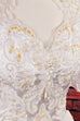 Vintage Brautkleid Megaschleppe 90er Frau Hochzeit S 36-38 Special weiß vintageberlin.de