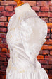 Vintage Brautkleid Megaschleppe 90er Frau Hochzeit S 36-38 Special weiß vintageberlin.de