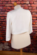 Braut Bolero Jäckchen weiß Frau Hochzeit L 44-46 M 40-42 Special weiß vintageberlin.de