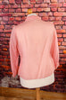 50er Nylon Bluse rosa Streifen