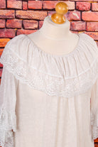 Vintage Nachtkleid grau transparent