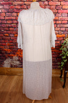 Vintage Nachtkleid grau transparent