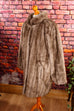 Vintage Fake Fur beige Nerzlook 80er 90er beige Boho Frau L 44-46 Rockabilly Special vintageberlin.de