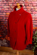 Vintage Wolljacke rot