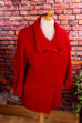 Vintage Wolljacke rot 80er 90er Frau M 40-42 rot Sekretärin Special vintageberlin.de