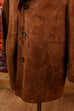 Vintage Lammfellmantel braun 60er 70er Boho braun Dandy Hippie L 52-54 Mann Rockabilly Special vintageberlin.de