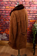 Vintage Lammfellmantel braun 60er 70er Boho braun Dandy Hippie L 52-54 Mann Rockabilly Special vintageberlin.de