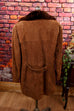 Vintage Lammfellmantel braun 60er 70er Boho braun Dandy Hippie L 52-54 Mann Rockabilly Special vintageberlin.de