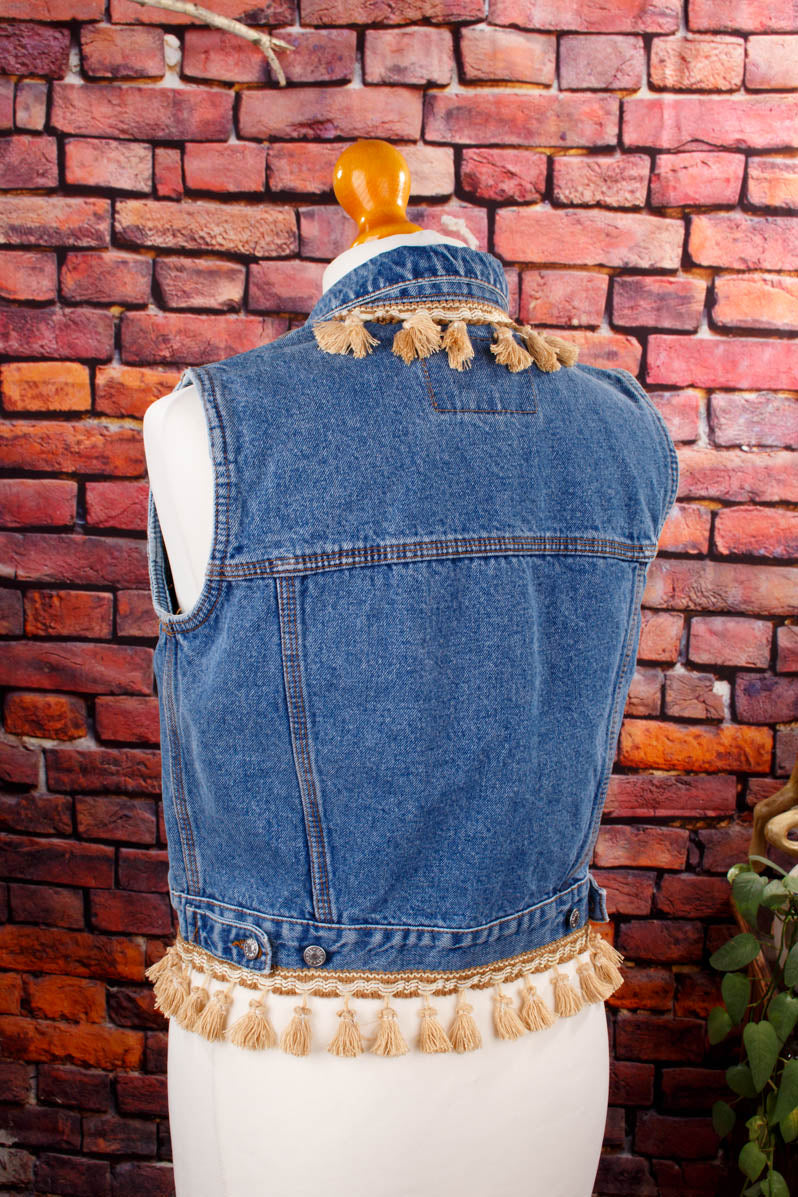 upcycled Denim Weste
