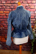 80er Disco Jeansjacke blau 80er blau Disco Frau real-80er Rockabilly S 36-38 Special vintageberlin.de