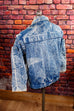 80er Jeansjacke abnehmbare Ärmel 80er blau Disco M 48-50 Mann real-80er Rockabilly Special vintageberlin.de