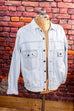 80er Jeansjacke blau Wolf 80er blau Disco Frau L 44-46 M 40-42 real-80er Rockabilly Special vintageberlin.de