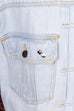 80er Jeansjacke blau Wolf 80er blau Disco Frau L 44-46 M 40-42 real-80er Rockabilly Special vintageberlin.de