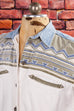 Western Denim Hemd Bluse 80er 90er blau Boho Disco Frau L 44-46 M 40-42 Rockabilly Special weiß vintageberlin.de