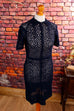 40er Jahre Spitzekleid blau 20er 30er 40er 50er blau Charleston Flapper&Charleston Frau M 40-42 real-rockabilly Rockabilly S 36-38 Special vintageberlin.de