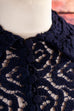 40er Jahre Spitzekleid blau 20er 30er 40er 50er blau Charleston Flapper&Charleston Frau M 40-42 real-rockabilly Rockabilly S 36-38 Special vintageberlin.de