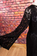 Vintage Abendkleid schwarz Spitze 20er 30er 40er 50er Abendmode Charleston Flapper&Charleston Frau Gothic M 40-42 real-rockabilly Rockabilly S 36-38 schwarz Special vintageberlin.de