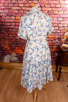 50er Wickelkleid Hauskleid