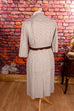50er Jahre Kleid braun Pepita