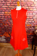 60s Kleid orangerot Default Title 60er 70er Disco Frau M 40-42 orange real-disco real-rockabilly Rockabilly rot Schlager Special vintageberlin.de
