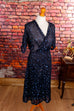 Rockabella Sommerkleid dunkelblau 50er 60er blau Frau Rockabilly S 36-38 vintageberlin.de
