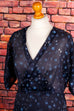 Rockabella Sommerkleid dunkelblau 50er 60er blau Frau Rockabilly S 36-38 vintageberlin.de