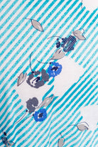 80er Sommer Jerseykleid Streifen