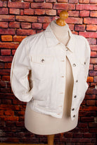 Benetton Jeansjacke weiß