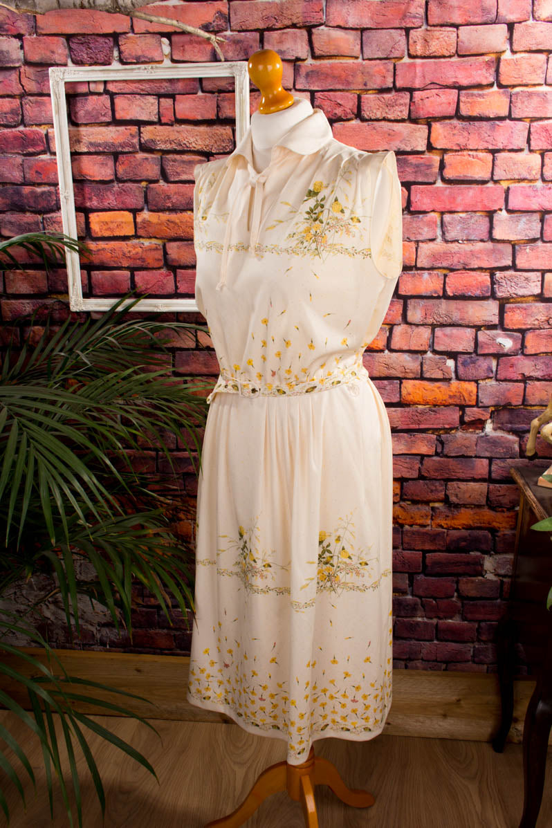 Sommerkleid vanillegelb