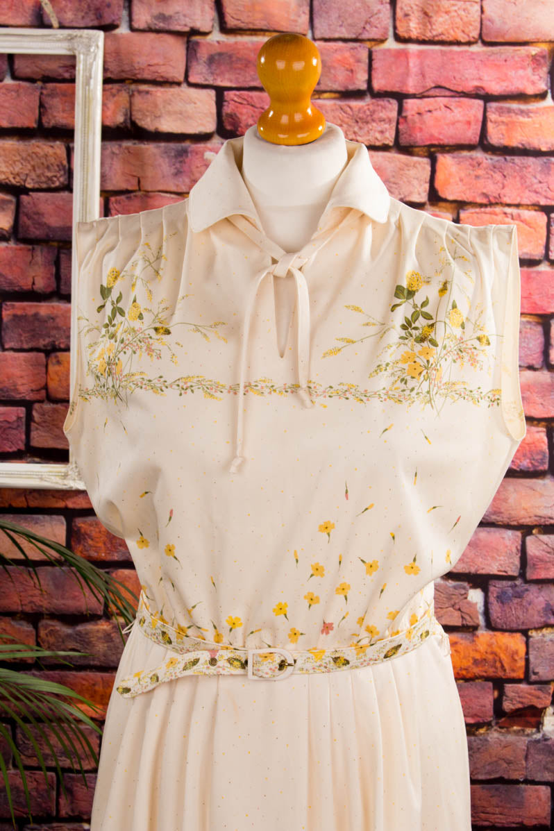 Sommerkleid vanillegelb