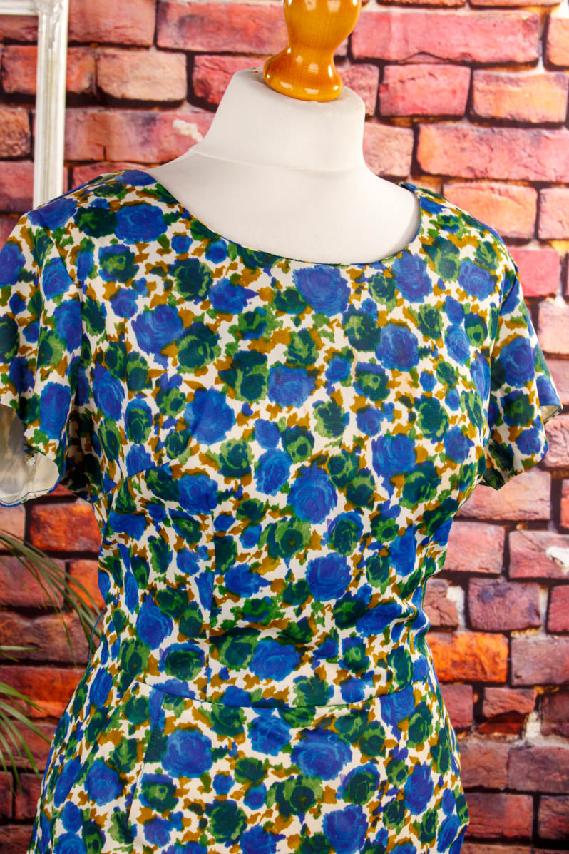 60s Nylon Kostüm Kleid+Jacke