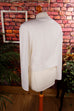 80er Blazer weiß Gold 80er 90er Disco Frau gold M 40-42 real-80er S 36-38 Sekretärin Special weiß vintageberlin.de