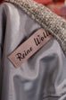 Minirock grau Wolle 60er 70er Disco Frau grau real-disco Rockabilly S 36-38 Special vintageberlin.de