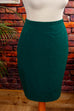 sexy Bleistiftrock grün 60er Frau grün real-rockabilly Rockabilly S 36-38 Sekretärin Special XS 32-34 vintageberlin.de