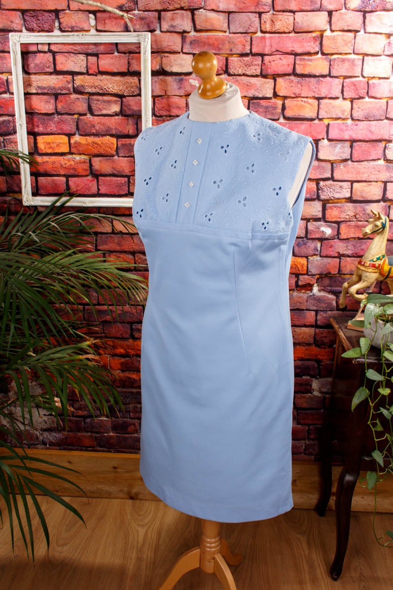 fliederfarbenes Vintage Kleid