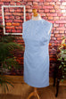 fliederfarbenes Vintage Kleid 60er 70er Disco Frau L 44-46 lila real-disco real-rockabilly Rockabilly Schlager Sekretärin Special vintageberlin.de