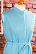 Pencil Dress türkis 60er 70er blau Disco Frau M 40-42 real-disco real-rockabilly Rockabilly S 36-38 Schlager Sekretärin Special türkis vintageberlin.de